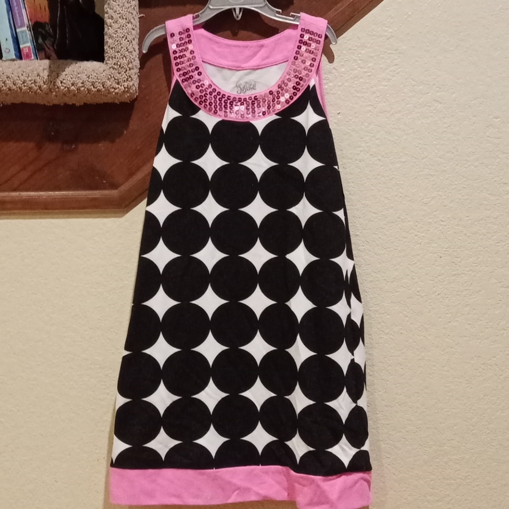 Cute & Sparkly Justice Party Dress! Size 12 ✨